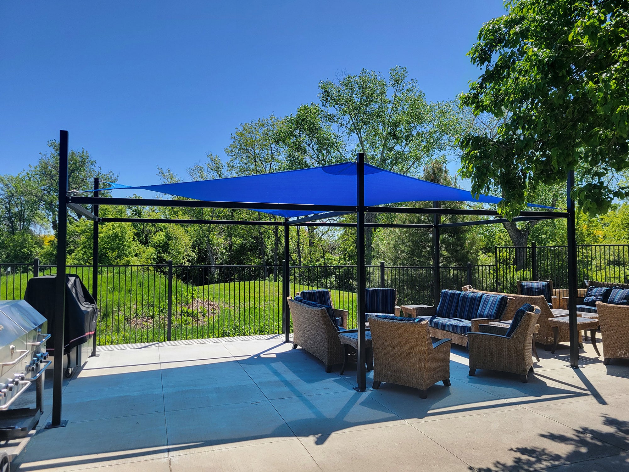 StructureFab Surface-Mounted Shade Sail Systems for Homes 5