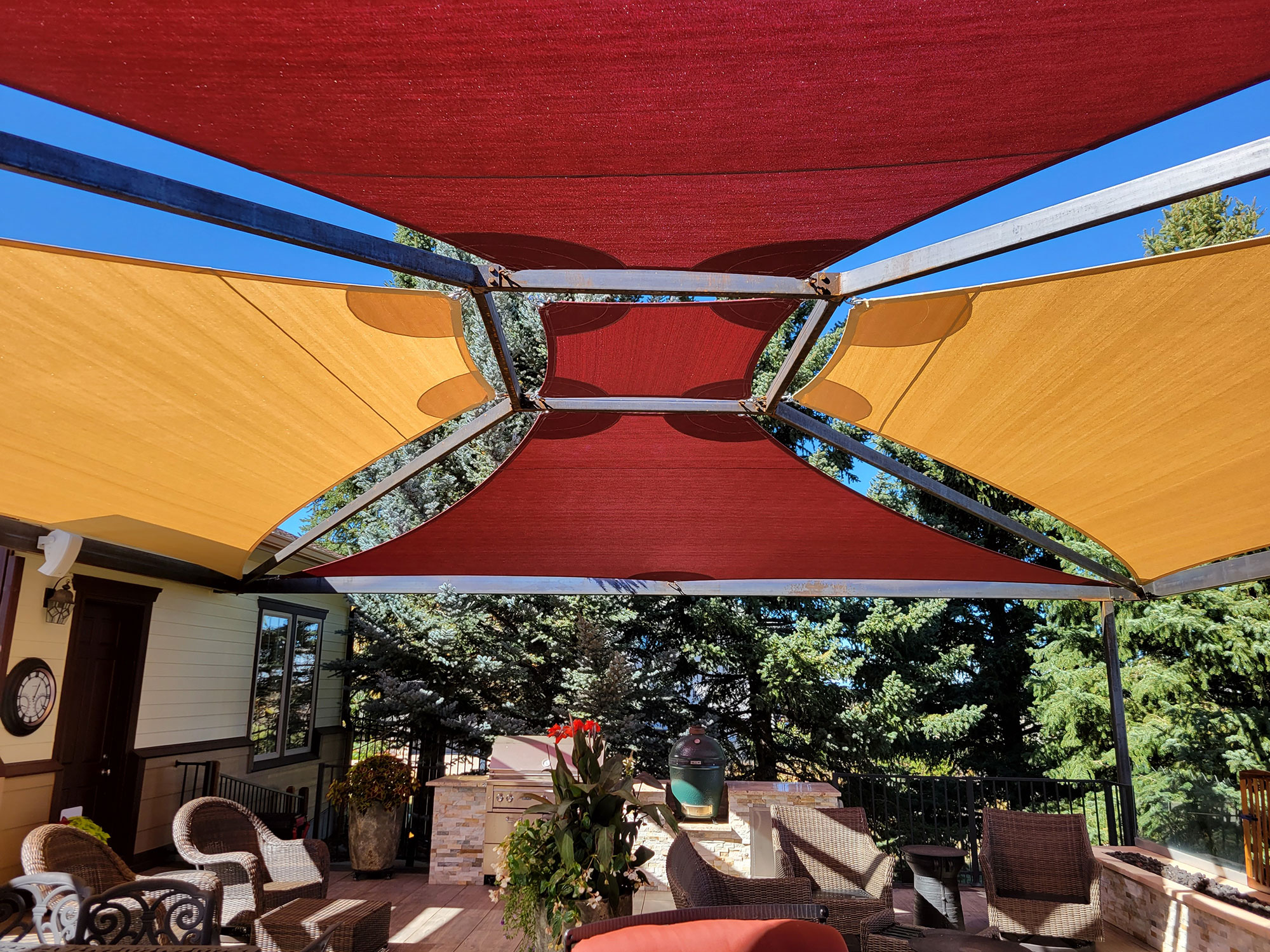 StructureFab Surface-Mounted Shade Sail Systems for Homes 3